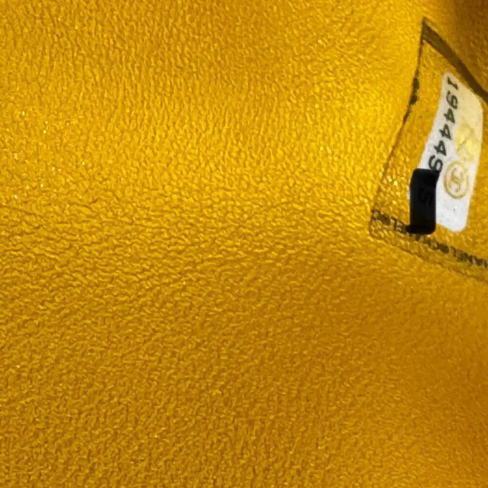 Chanel‎ Gold Metallic Python Clutch Series 19 2014 Full Set Glam